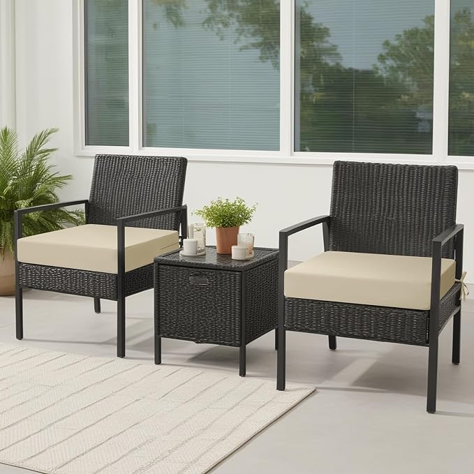 idee-home Outdoor Cushions for Patio Furniture, Outdoor Seat Cushion, - Image 3