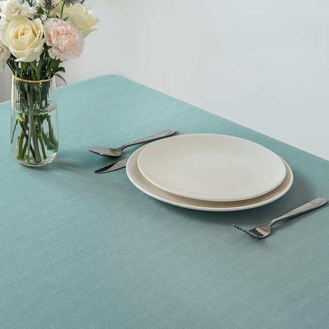 maxmill Square Jacquard Tablecloth Waterproof Spillproof Wrinkle Resistant Soft - Image 3