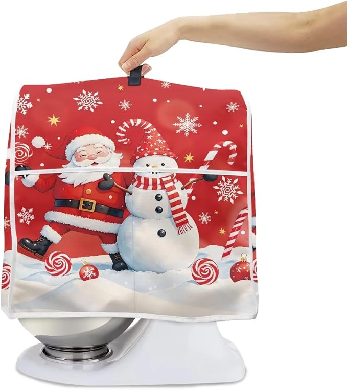 Santa Claus Mixer Cover for Kitchen Aid 4.5-5 Quart Stand Mixers, Universal - Image 5