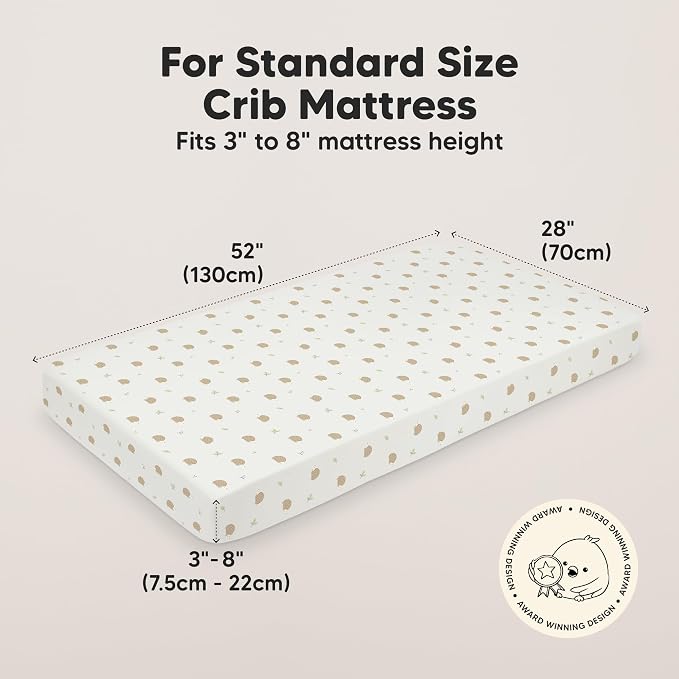 KeaBabies 2-Pack Baby Crib Sheets - Image 3