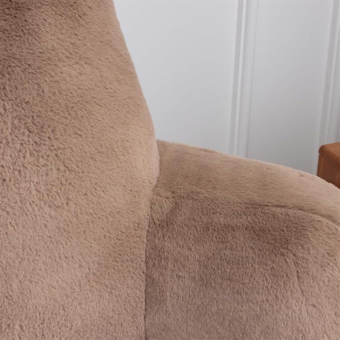 Holawakaka Large Faux Fur Bed Rest Pillow - Image 8