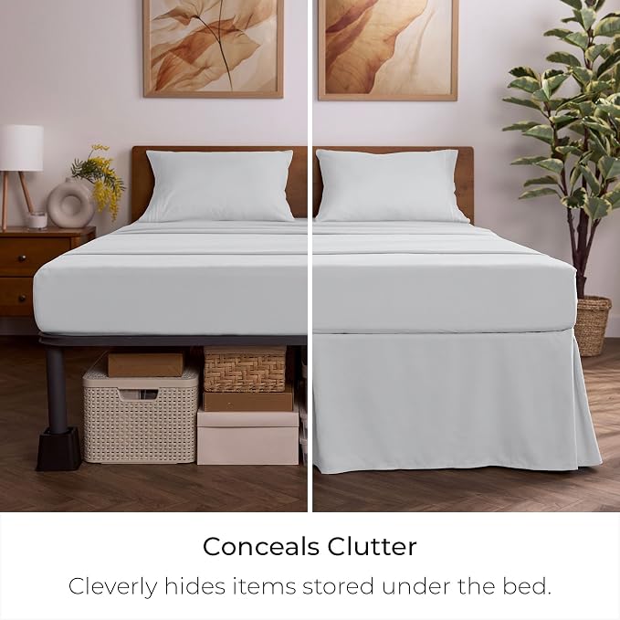 Mellanni Bed Skirt Full Size - Image 3