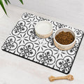 Dog Food Mats for Floors Absorbent, Pet Cat Food Mat by Ayiashiab