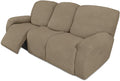 Easy-Going 8 Pieces Recliner Sofa Stretch Sofa Slipcover Sofa Cover Furniture by Easy-Going