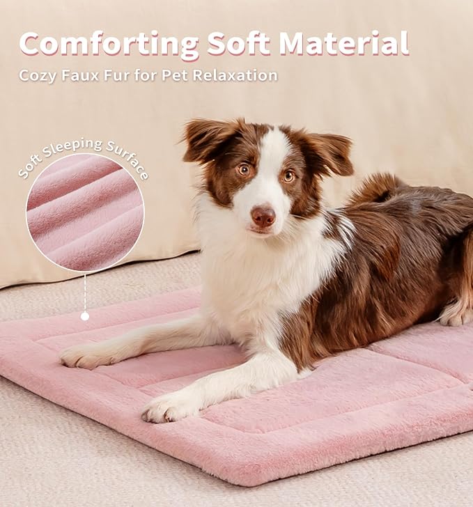 Made4Pets Dog Crate Pad Bed for Medium Large Dogs, Washable & Reversible - Image 2