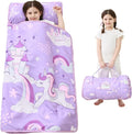 Toddler Nap Mat with Pillow and Blanket, Extra Large Rolled Napping Mats by Unknown