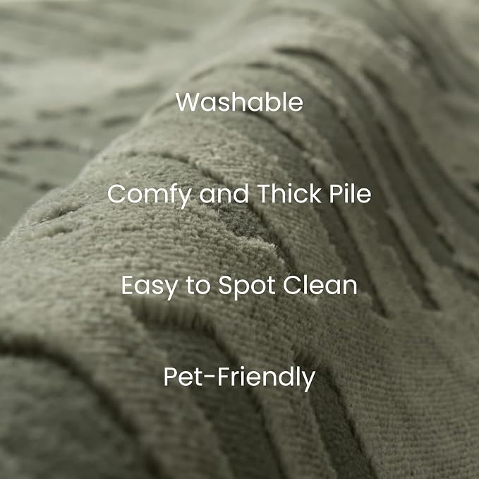 Revival Rugs Shell 7'10"x10' Washable Area Rug - Image 2