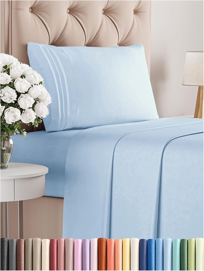 Twin XL Size 3 Piece Sheet Set by CGKUnlimited