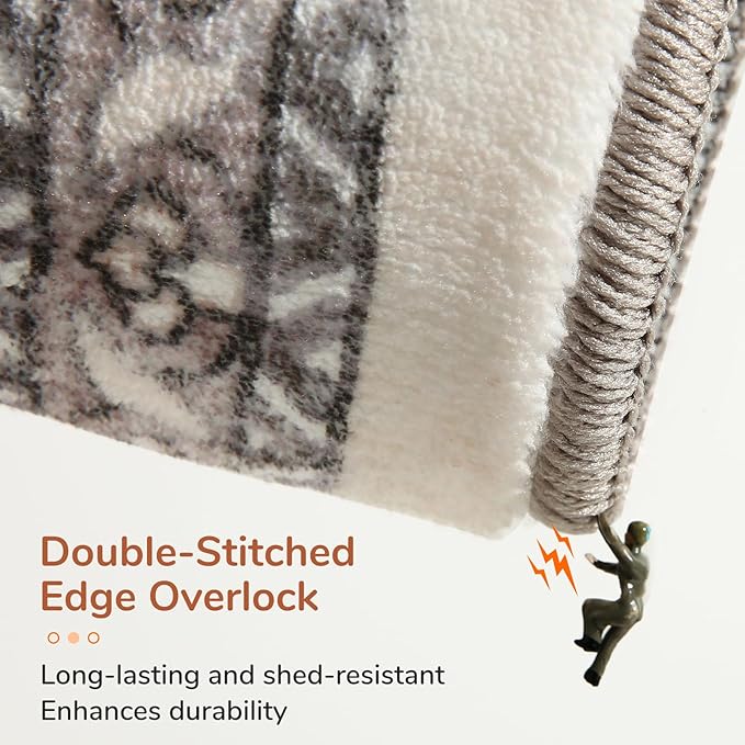 OPPODREAM Thin 10x14 Area Rugs, Washable Rugs 10x14 - Image 3