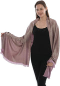 LMVERNA Women's Sparkling Metallic Soft Pashmina Shawls and Wraps Scarf in by LMVERNA