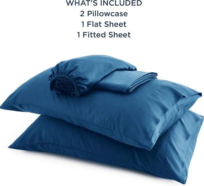 Bedsure Full Size Bed Sheets, Cooling Sheets, Rayon Derived from Bamboo - Image 5