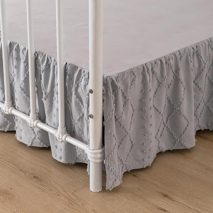 Bed Skirt Queen Size Ruffled Bed Skirt by TSUTOMI