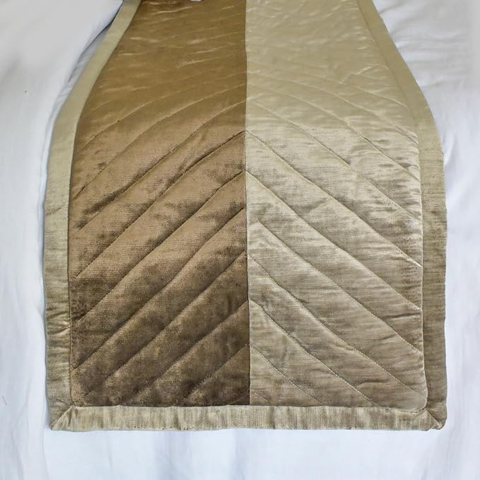 The HomeCentric King/Queen/Twin Brown Decorative Bed Runner CA King 86"x18" Bed - Image 4