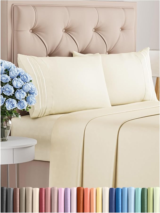 King Size 4 Piece Sheet Set by CGKUnlimited