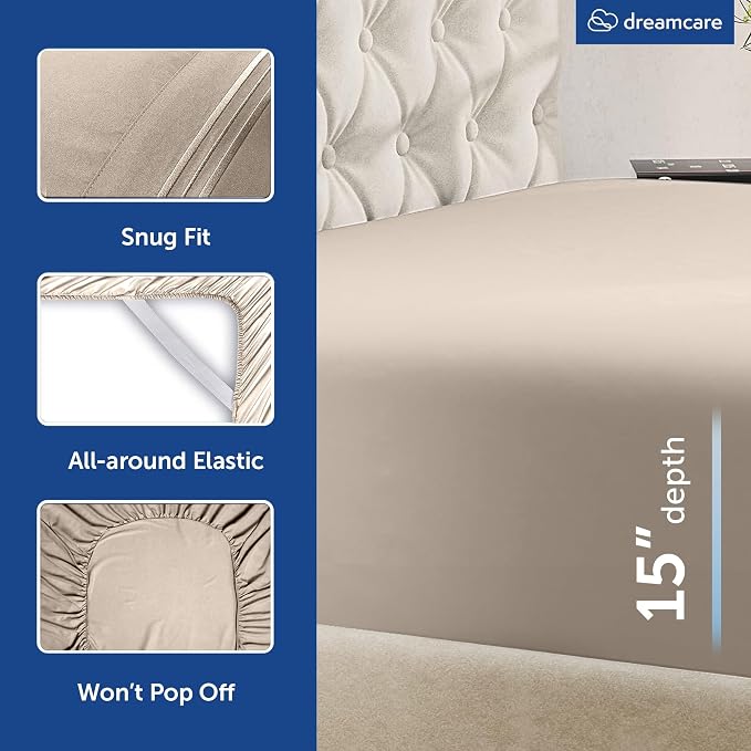DREAMCARE Queen Size Sheets - Image 7