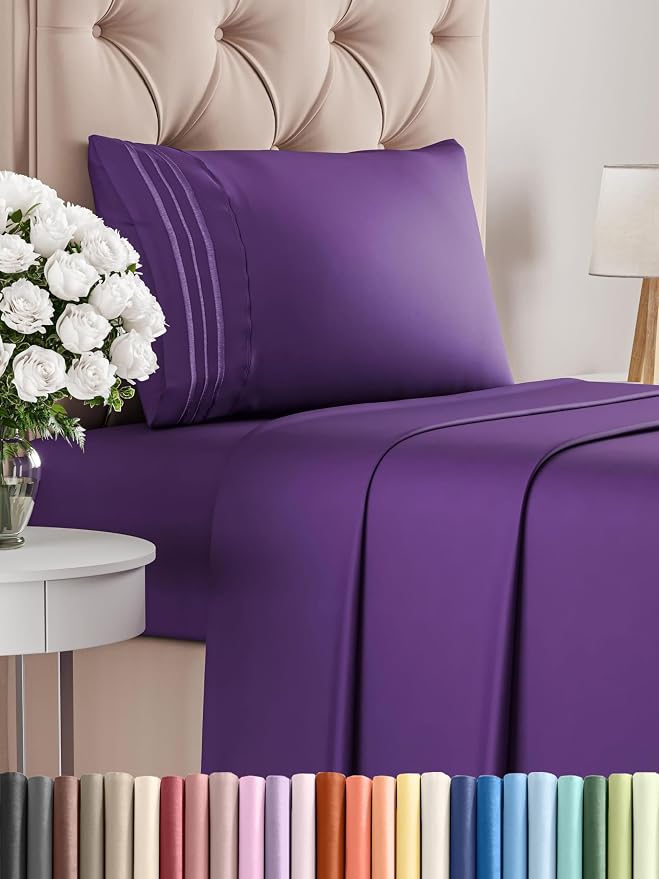 Twin XL Size 3 Piece Sheet Set by CGKUnlimited