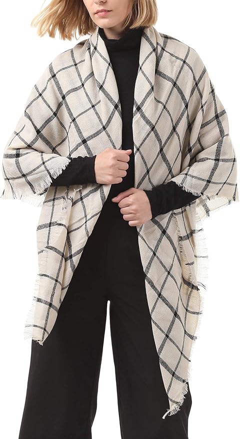 American Trends Women's Cozy Warm Winter Fall Blanket Scarf Stylish Soft Chunky - Image 4