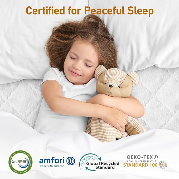 Glendan Firm Mattress Topper Full: 3 Inch High Density Foam - Image 6