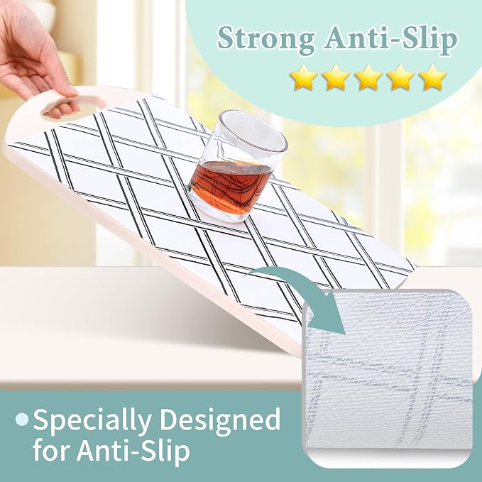 Drawer and Shelf Liner for Kitchen Cabinet: 17 in X 20 Ft Non Slip Waterproof - Image 2