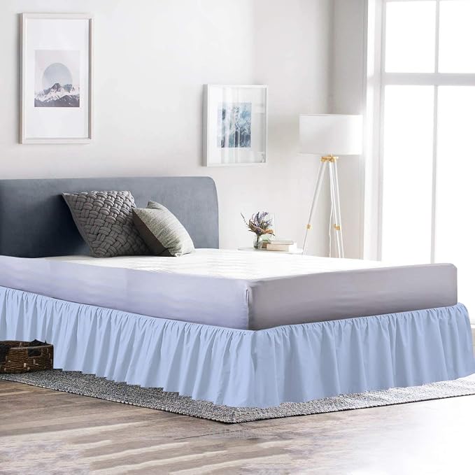 Ruffled Bed Skirt 18 Inch Drop Dust Ruffle - Image 2