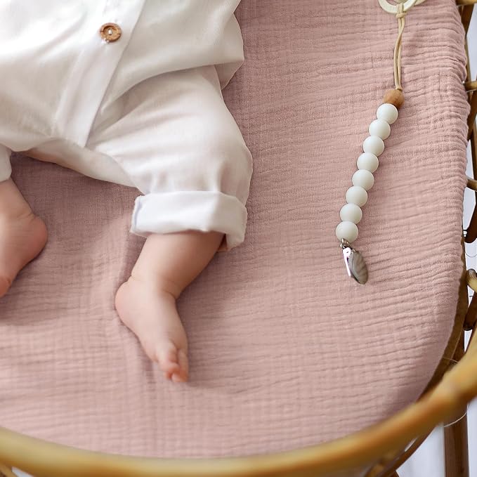 lulumoon Muslin Bassinet Sheets - Image 6