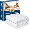 100% Waterproof Queen Mattress Protector Breathable Cooling 3D Air Fabric by BOSANE