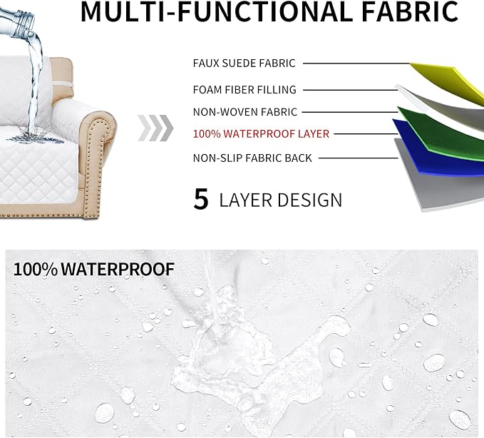 Easy-Going Sofa Slipcover Waterproof Couch Cover - Image 3
