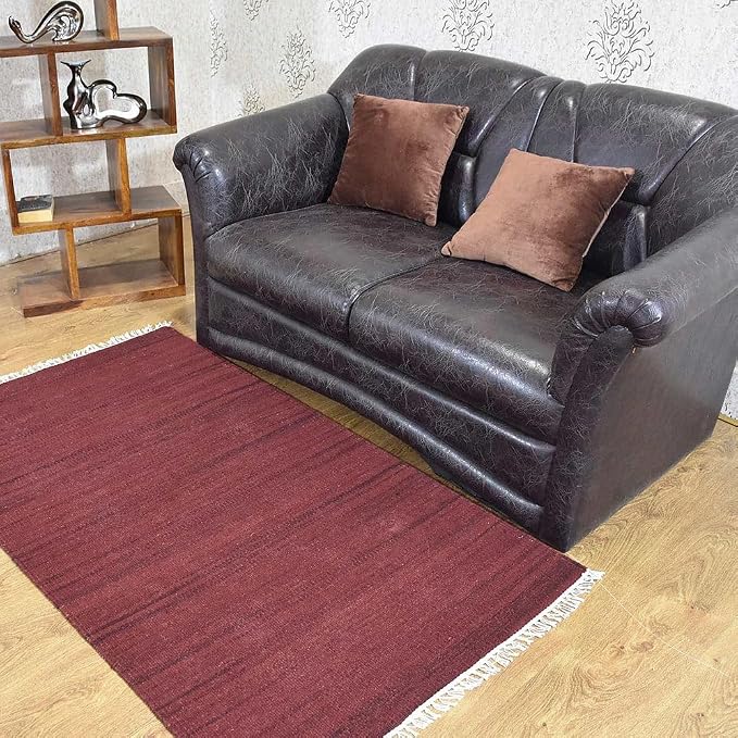 Rugsotic Carpets Hand Woven Flat Weave Kilim Wool ECO-Friendly Area Rugs by GetMyRugsLLC