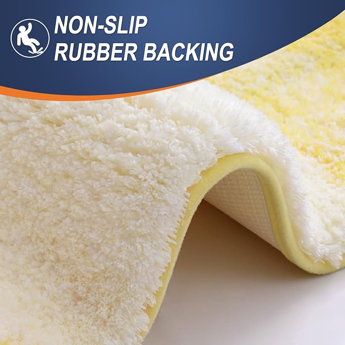 OLANLY Bathroom Runner Rugs 47x17, Extra Soft Absorbent Microfiber Bath Rugs - Image 4