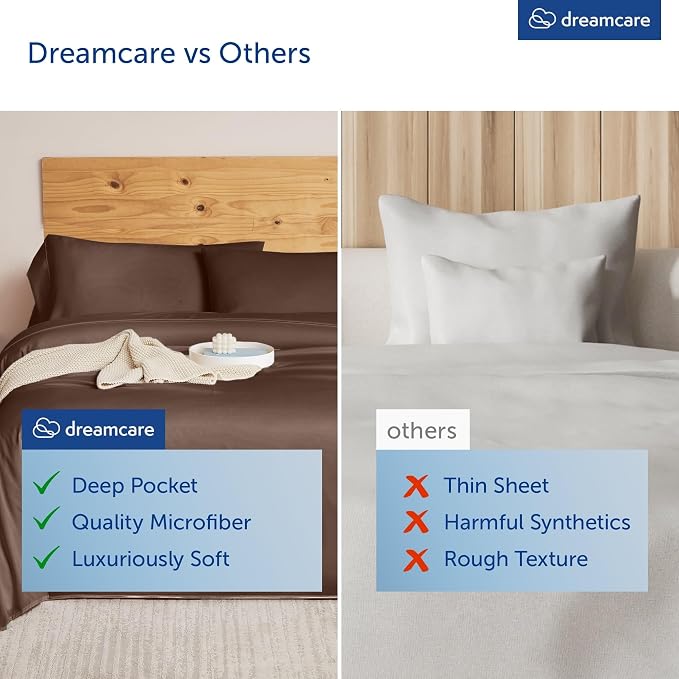 DREAMCARE Queen Size Sheets - Image 8