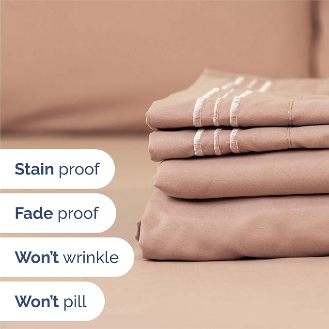 Split King Size 5 Piece Sheet Set - Image 5