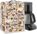 Coffee Maker Covers Coffee Print Dust Cover by Unknown