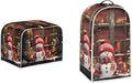 Cute Snowman Print Christmas Appliance Covers Set Washable Kitchen Blender Dust by Pointodoor