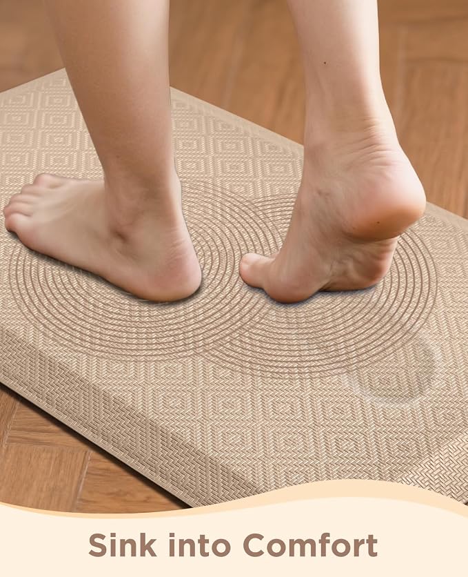 Ophanie Kitchen Mats for Floor, 3/4 Inch Thick Kitchen Rugs, Waterproof - Image 2