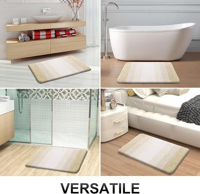 OLANLY Bathroom Runner Rugs 47x17, Extra Soft Absorbent Microfiber Bath Rugs - Image 6