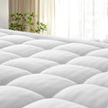 Ultra Soft Cotton Pillow Top Thick Mattress Topper Queen Size by SoftandLofty
