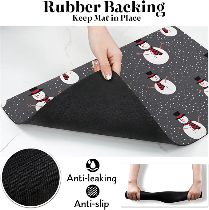 Dog Food Mats for Floors, Absorbent Dog Bowl Mat for Food and Water Dispenser - Image 6