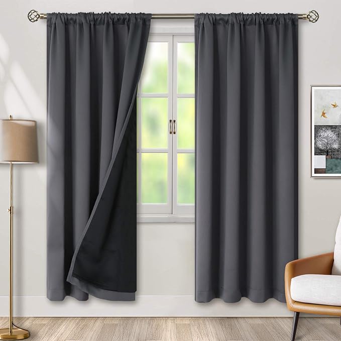 BGment Thermal Insulated 100% Blackout Curtains by BGment