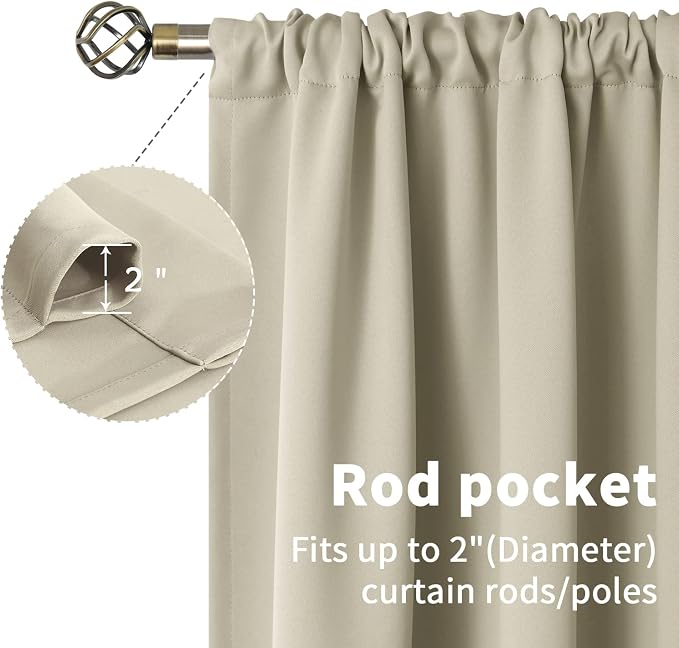 BGment Short Curtains 30 Inches Length - Image 4