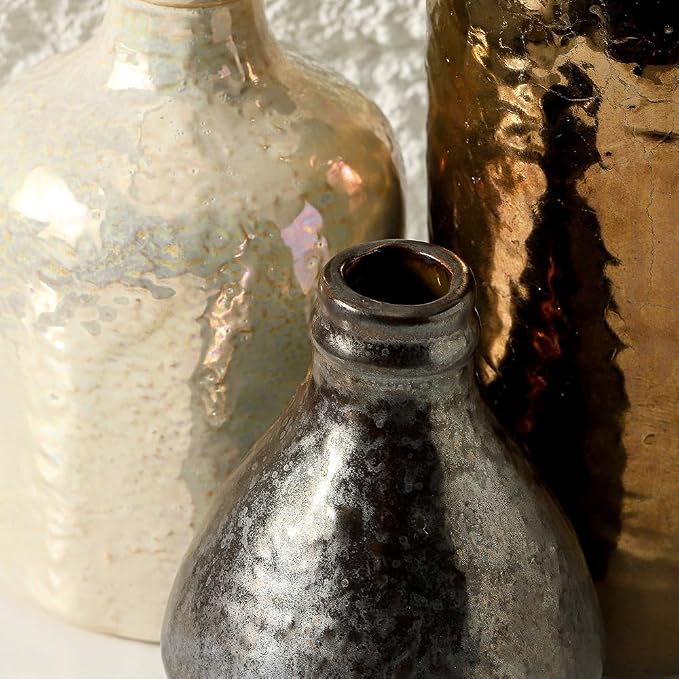 Ceramic Vase Set of 3 | Decorative Vases Home Decor | Flower Pampass Boho - Image 9