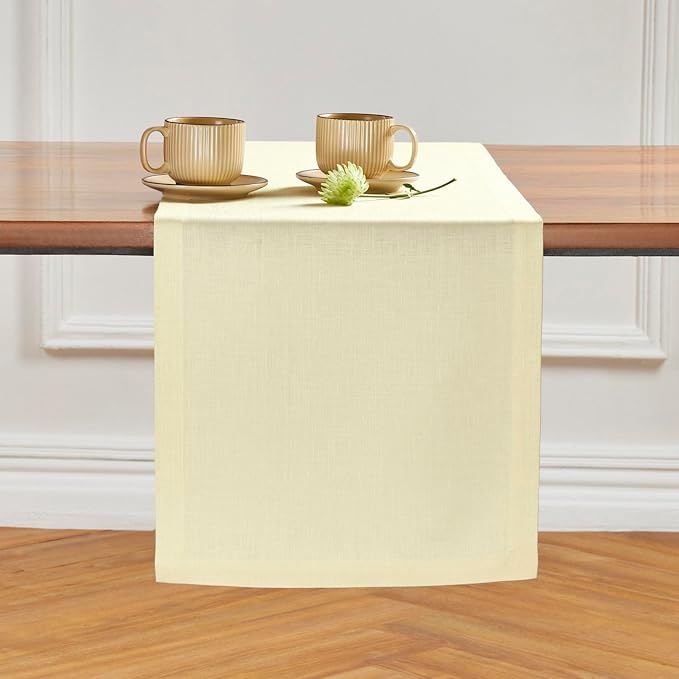 Solino Home Linen Table Runner 72 Inches Long - Image 2