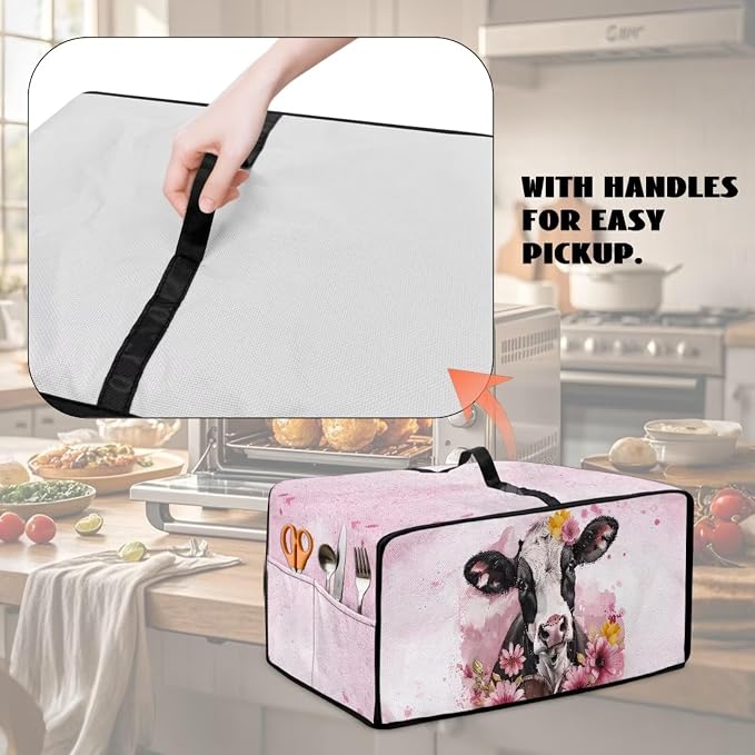 Air Fryer Toaster Oven Dust Cover Washable Fabric Convection Oven Protector - Image 4