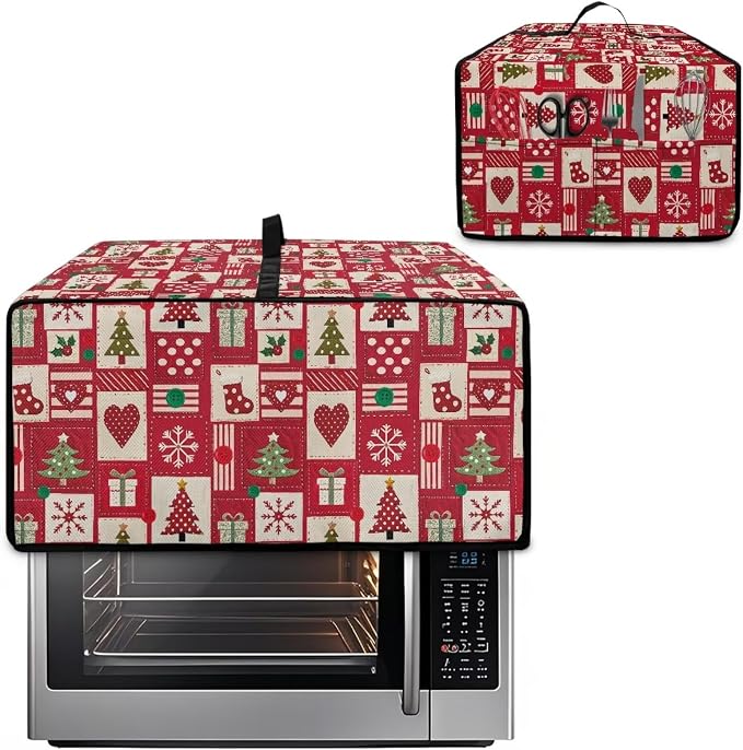 Christmas Decor Air Fryer Toaster Oven Dust Cover Washable Convection Oven - Image 2