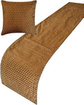 The HomeCentric Gold Bed Runner by TheHomeCentric