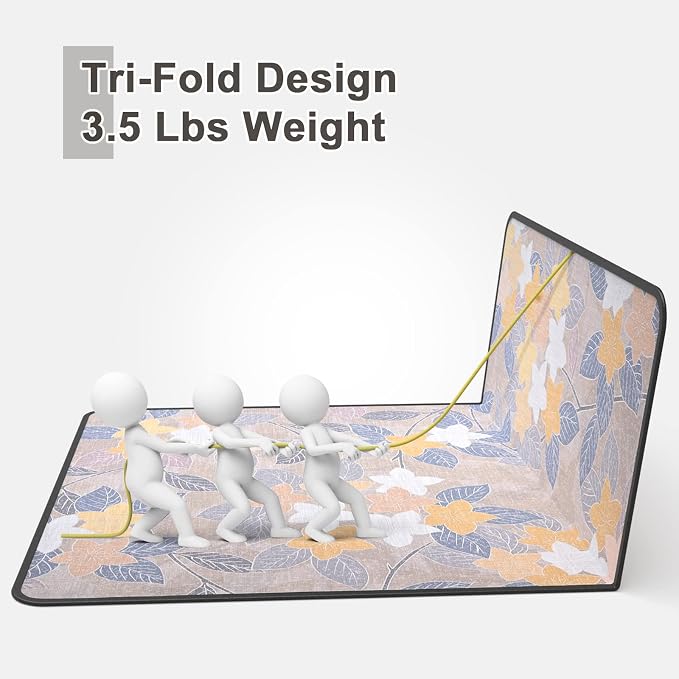 Placoot Office Chair Mat for Carpet & Hardwood Floors, Desk Chair Mat for - Image 4
