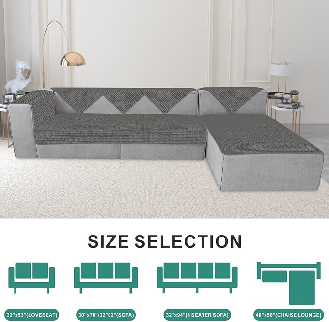 Foxdecor Couch Cover Sofa Covers Washable, Dog Bed Cover Couch Covers - Image 6