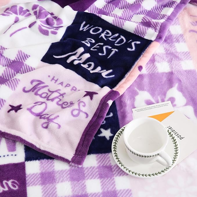 SOCHOW Giftable Throw Blanket for Mom, Super Soft and Cozy Gift for Birthday - Image 8