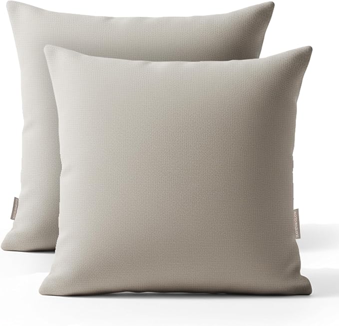 Haven & Glow Decorative Throw Pillow Cover – Square Cushion Case by Unknown