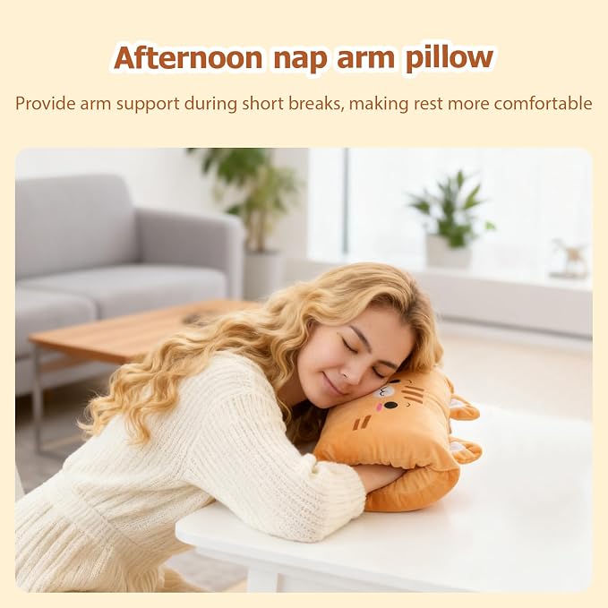 Kids Cartoon Hand Pillow, Winter Hand Warmer Rest Arm Pillow, Non-Electrical - Image 6