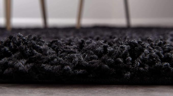 Unique Loom Solid Shag Collection Area Rug - Image 5